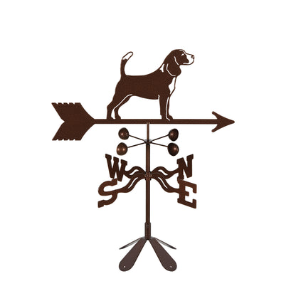 Beagle Weathervane 4 Sided Mount