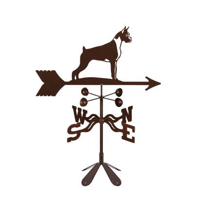 Boxer Weathervane 4 Sided Mount