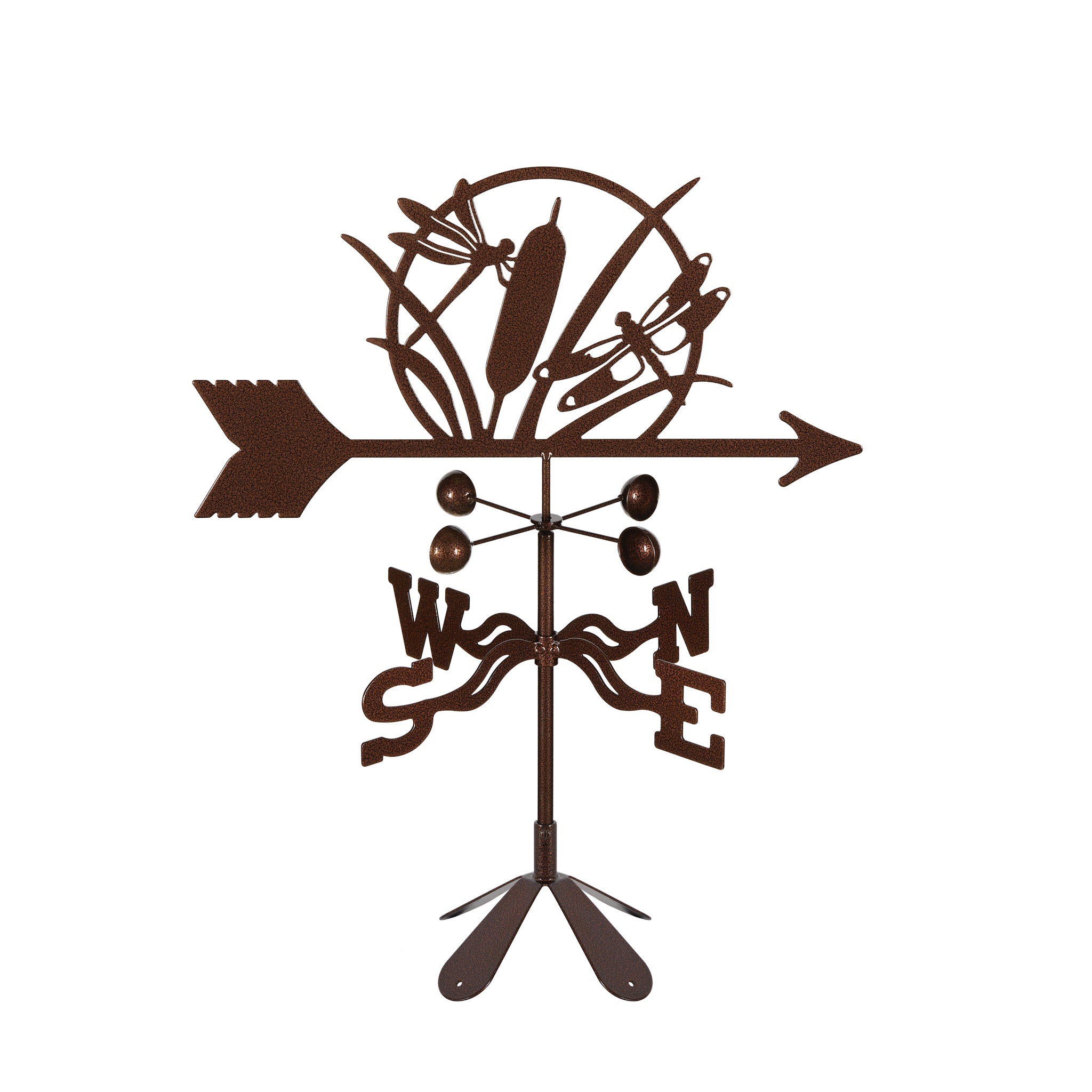 Dragonfly Weathervane 4 Sided Mount