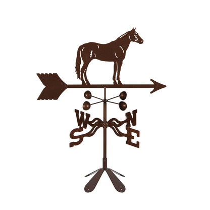 Quarter Horse Weathervane 4 Sided Mount