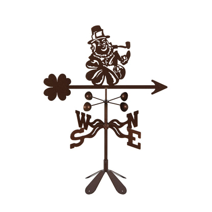Leprechaun Weathervane 4 Sided Mount