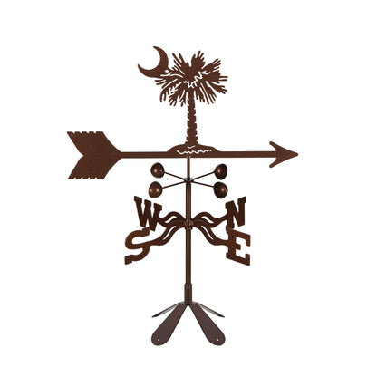 Palmetto Weathervane 4 Sided Mount