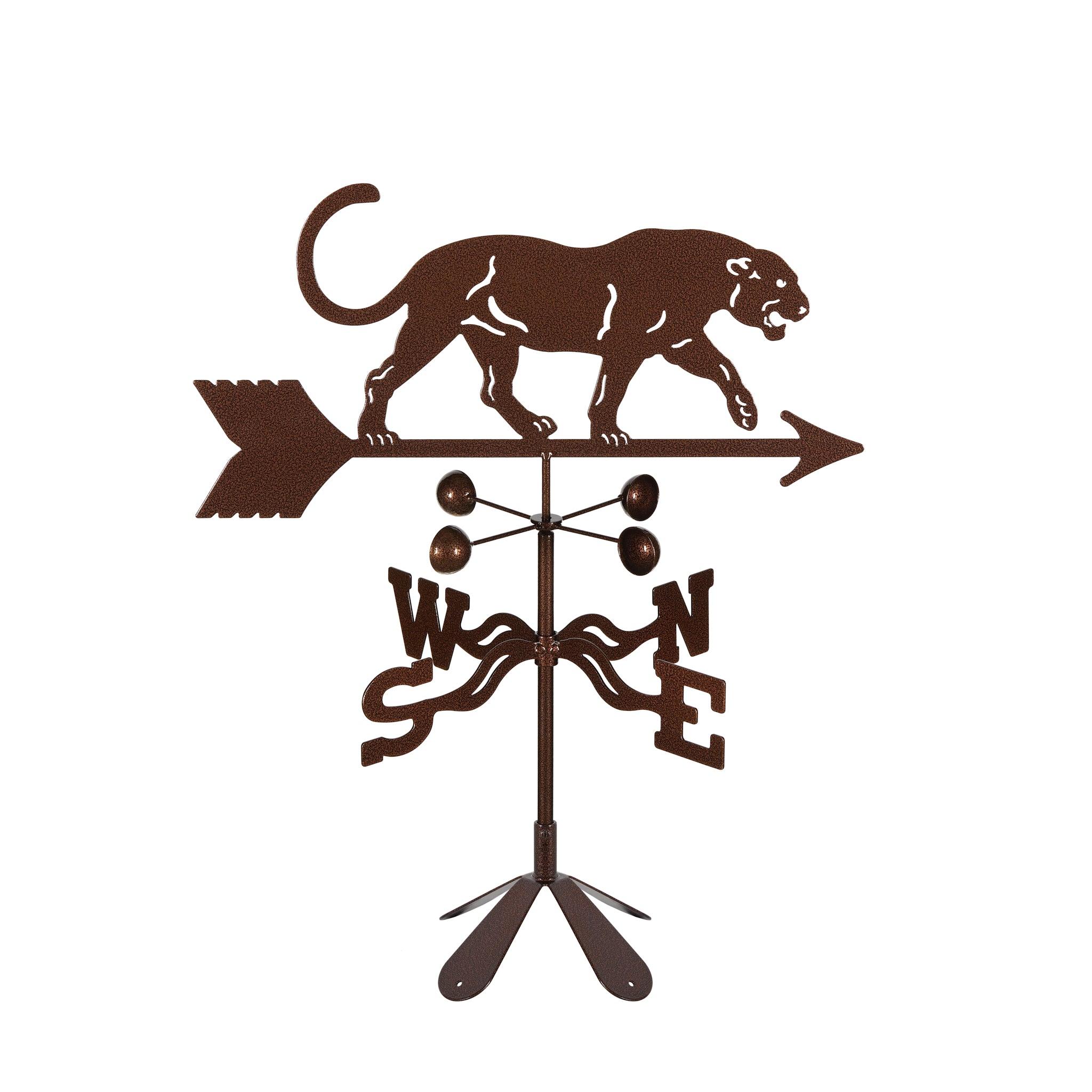 Panther Weathervane 4 Sided Mount