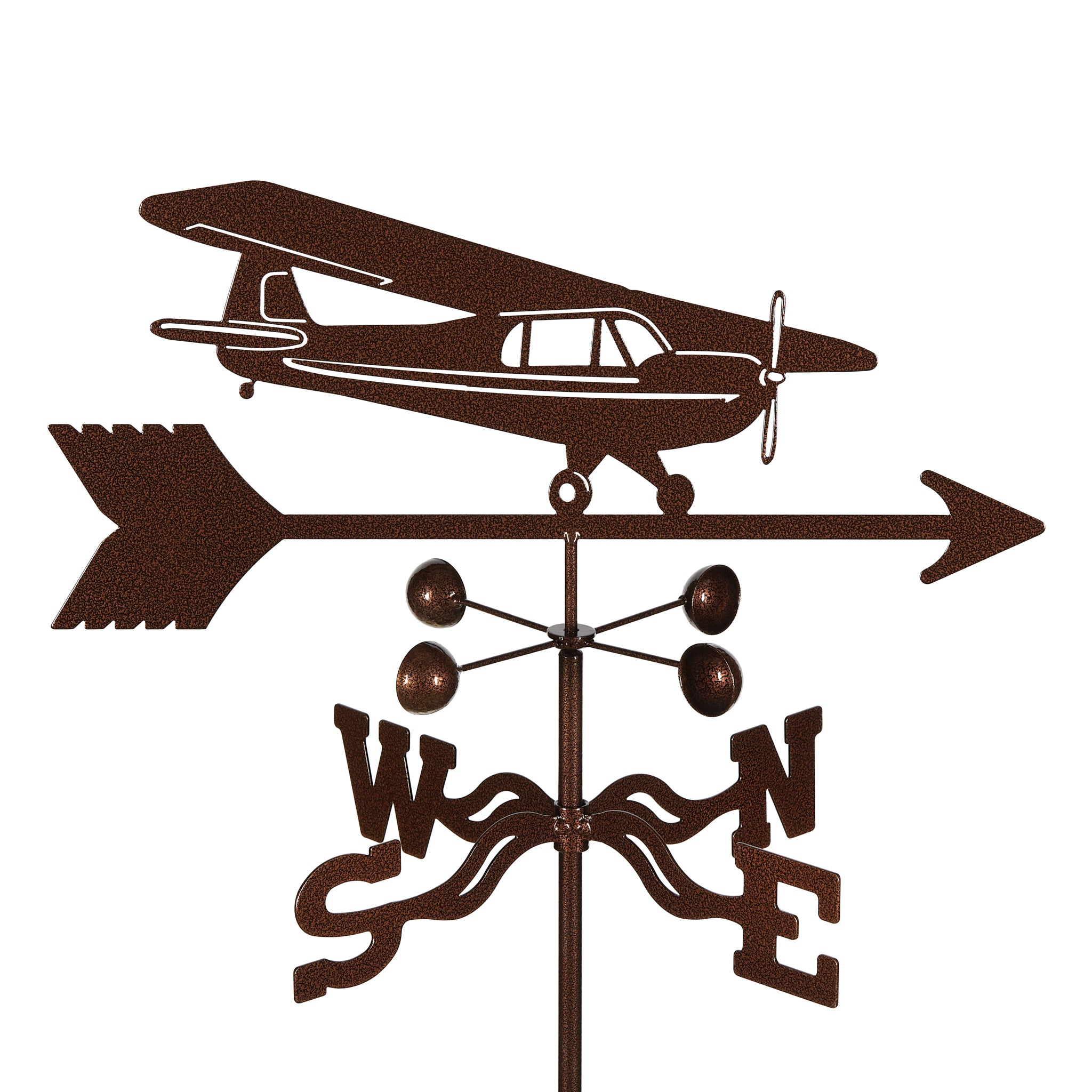 Hi-Wing Airplane Weathervane