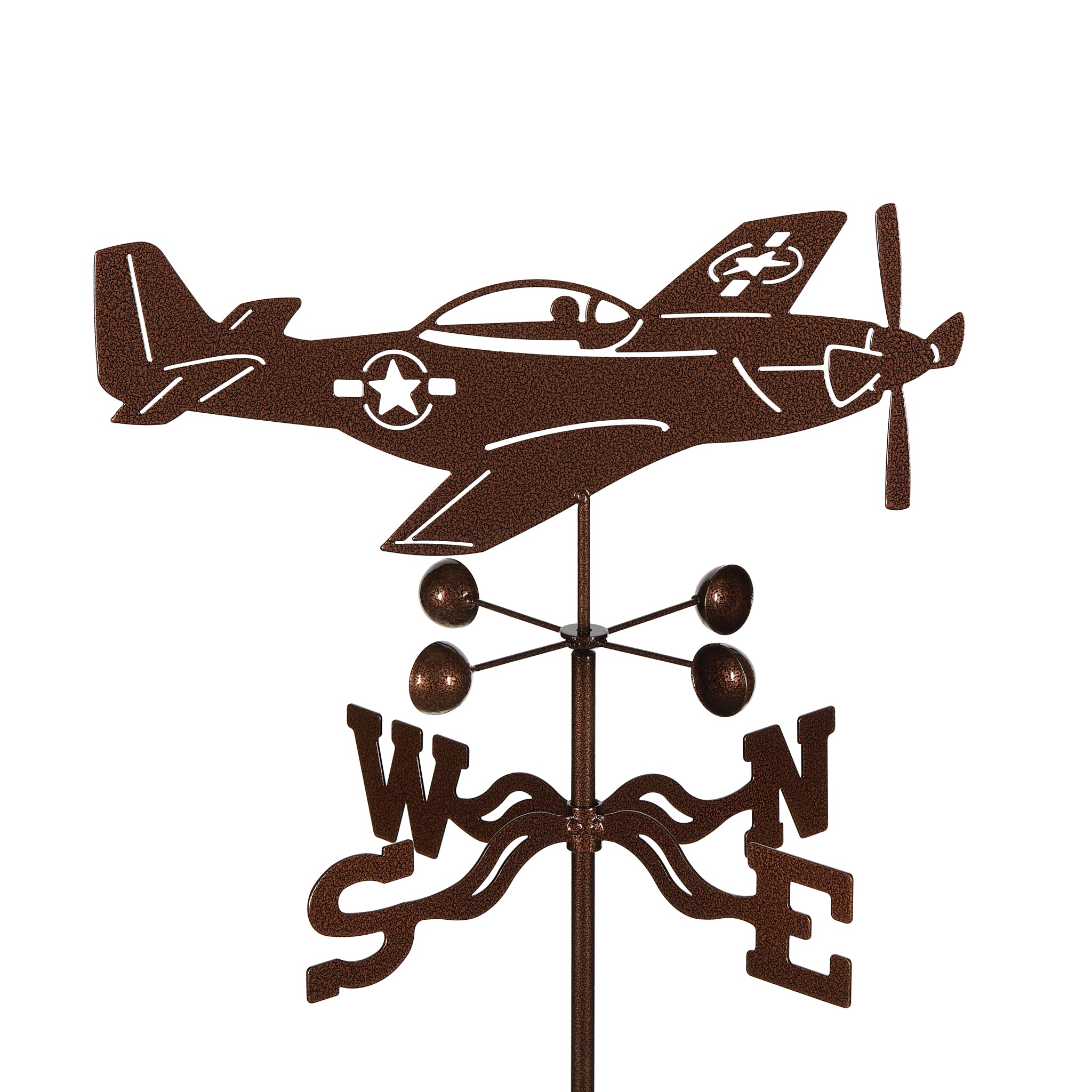 P-51 Mustang Airplane Weathervane