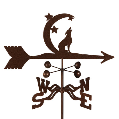 Coyote with Moon & Stars Weathervane