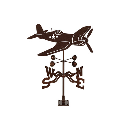Corsair Airplane Weathervane Deck Mount