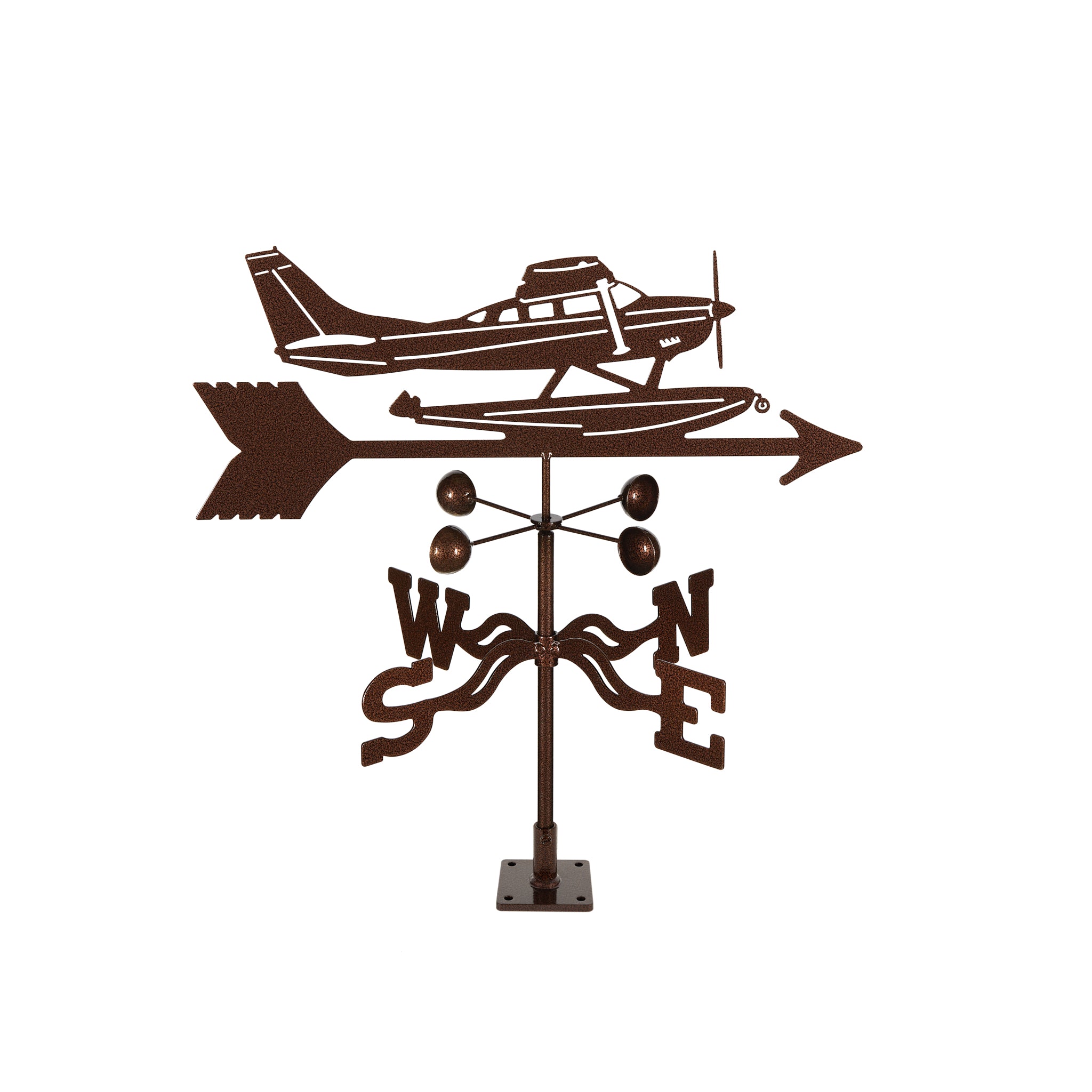 Float Plane Weathervane Deck Mount
