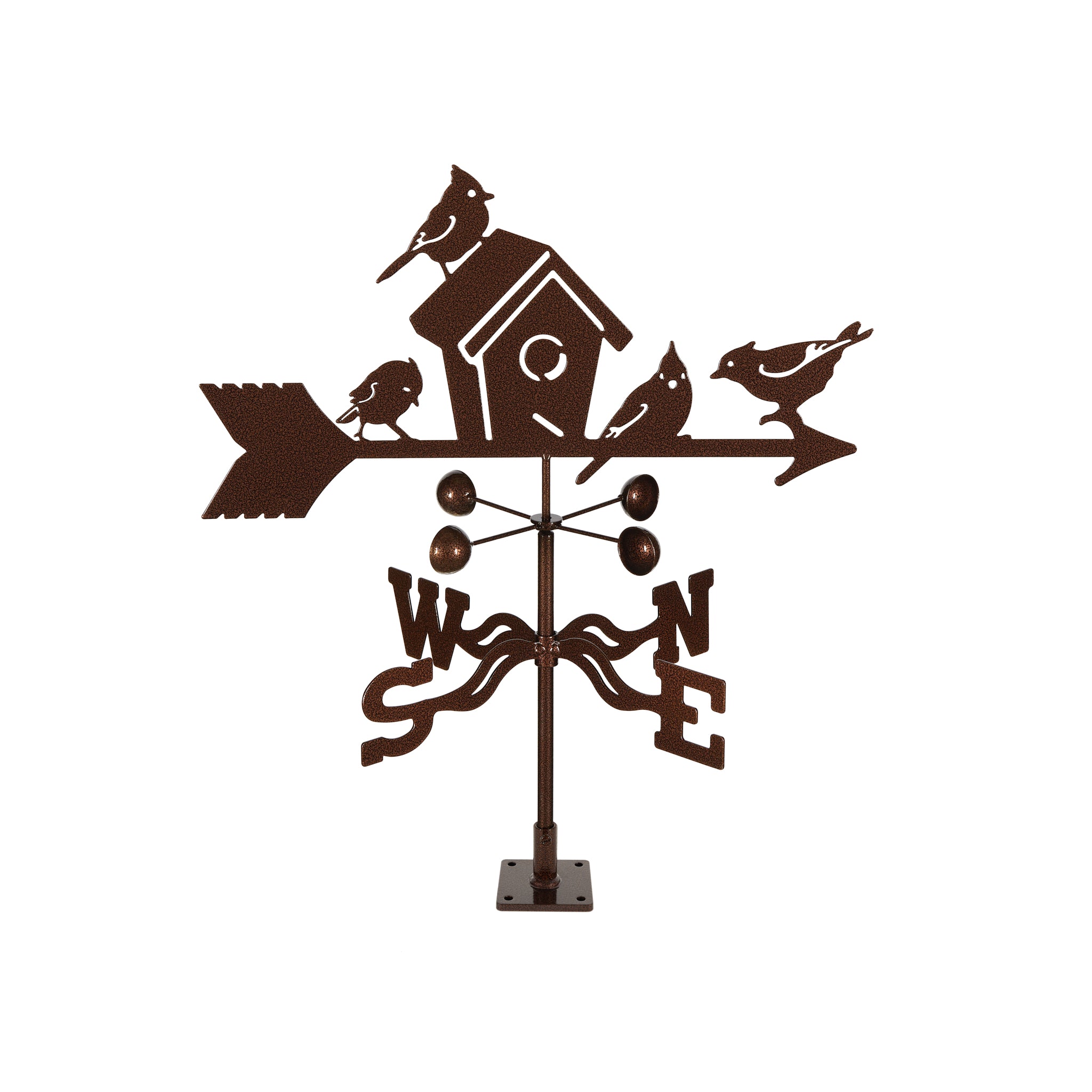 Birdhouse Weathervane Deck Mount