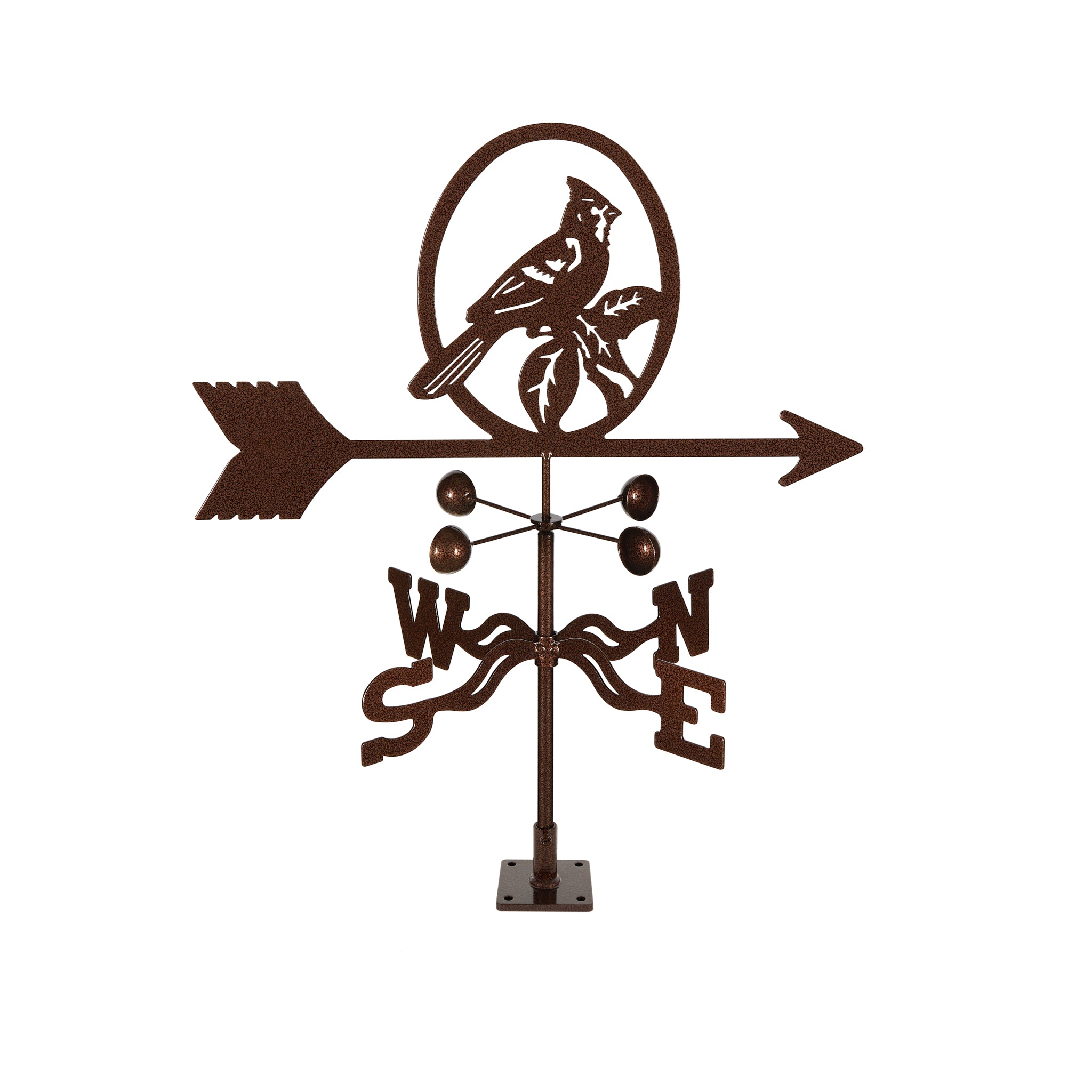 Cardinal Weathervane Deck Mount