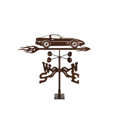C4 Corvette Steel Weathervane (1984-1996) Deck Mount