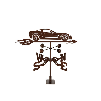 C5 Corvette Steel Weathervane (1997-2004) Deck Mount