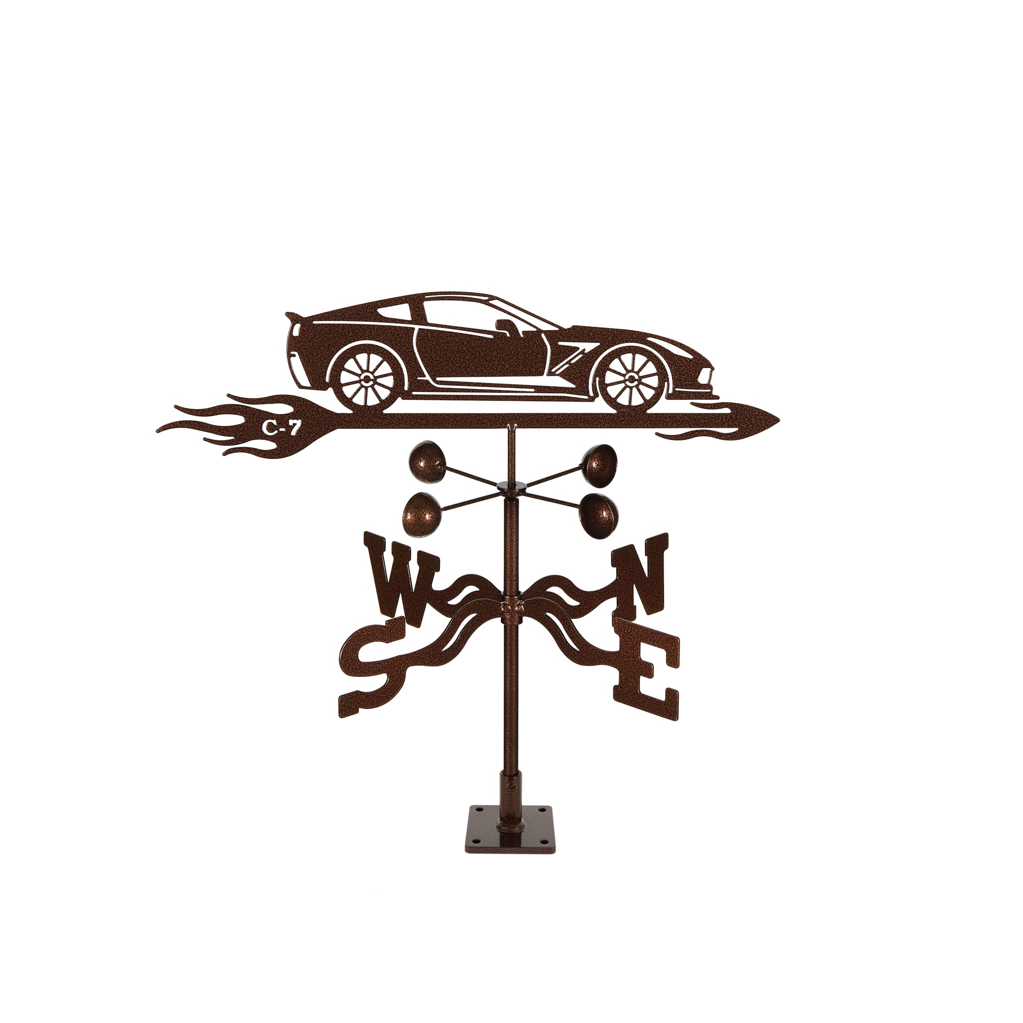 C7 Corvette Steel Weathervane (2014-present) Deck Mount