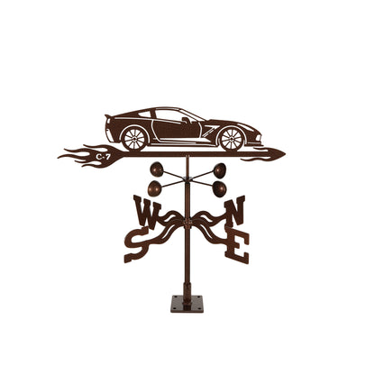 C7 Corvette Steel Weathervane (2014-present) Deck Mount