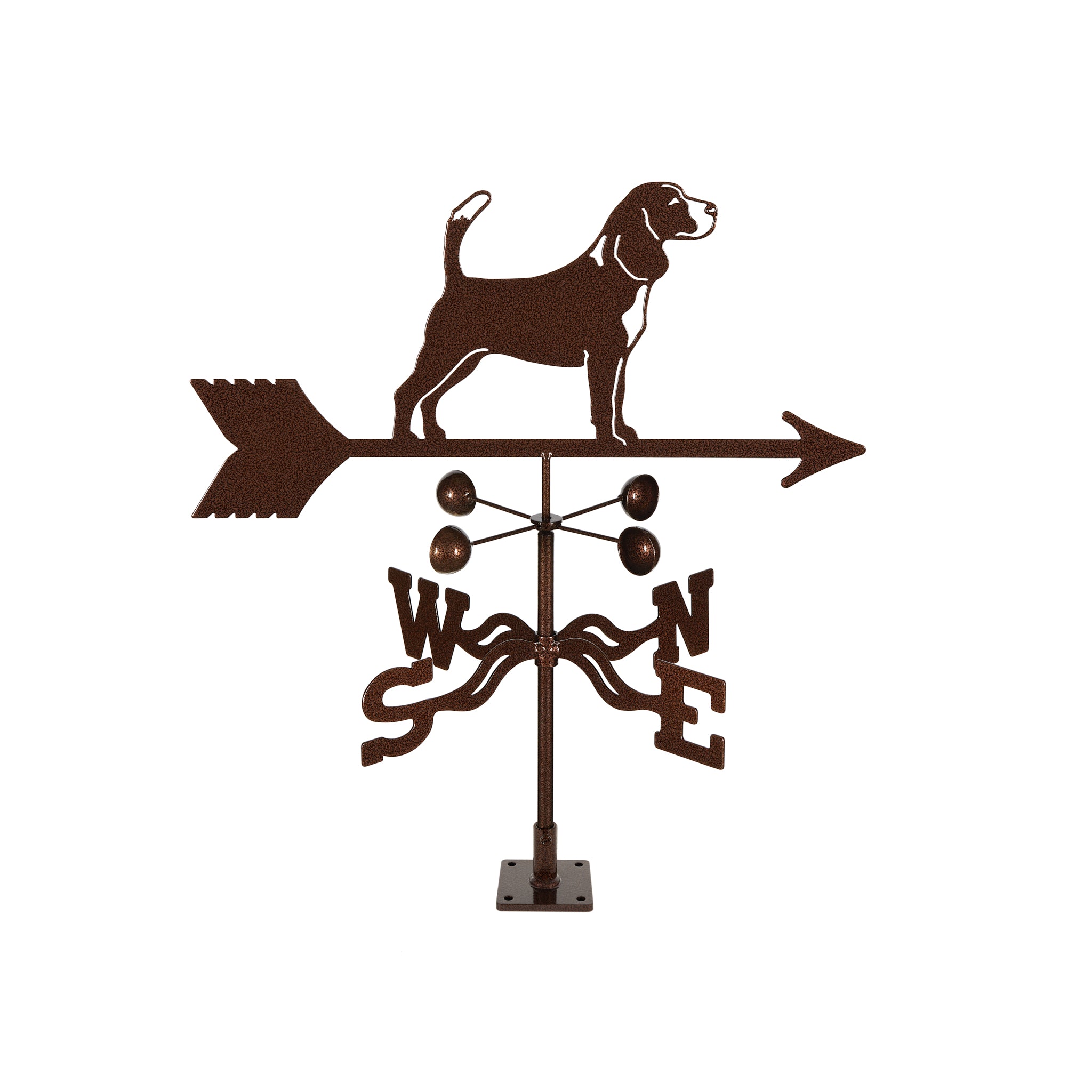 Beagle Weathervane Deck Mount