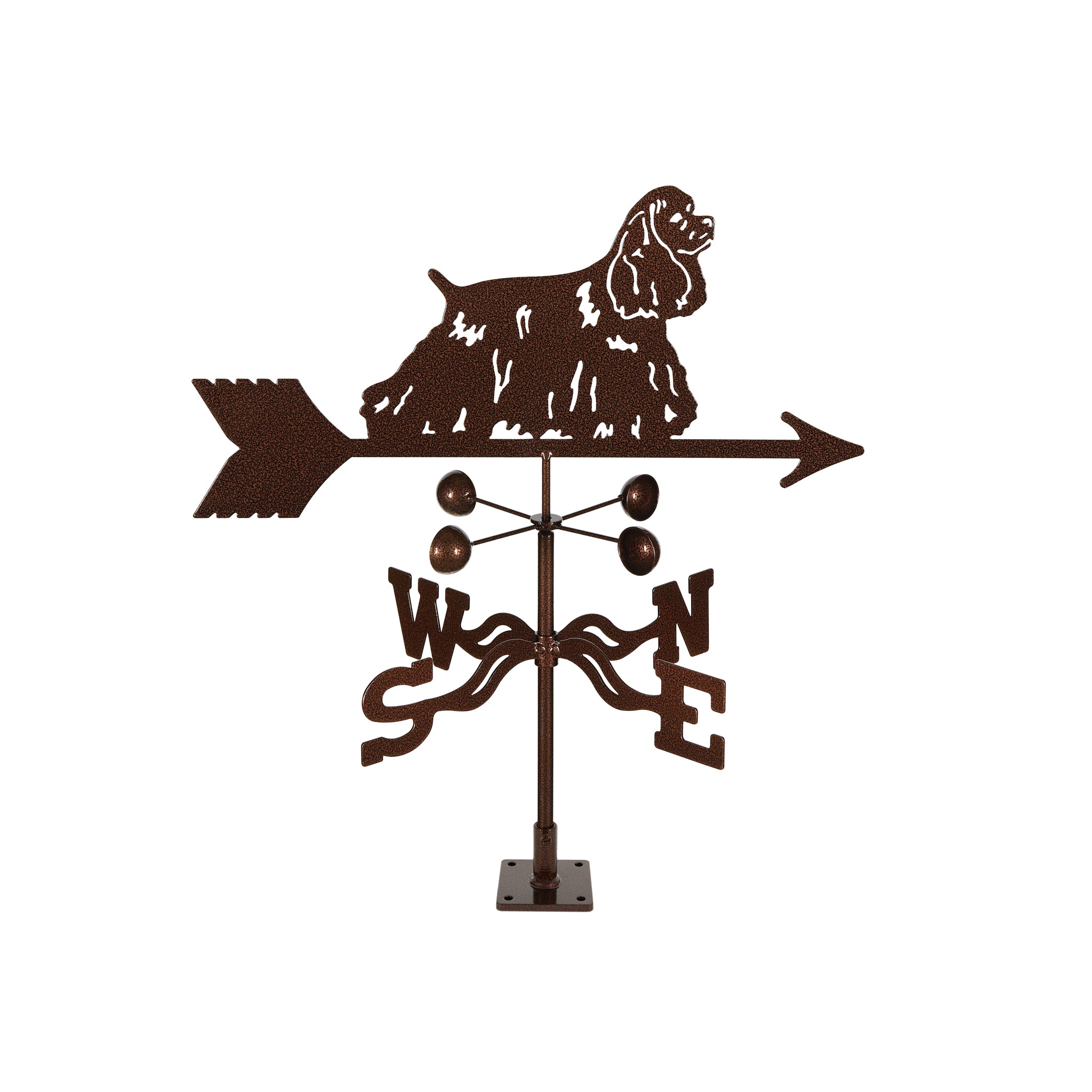 Cocker Spaniel Weathervane Deck Mount
