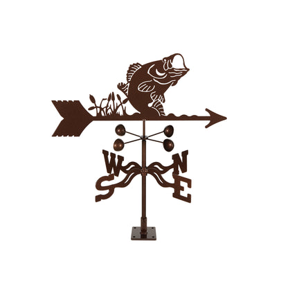 Bass Weathervane Deck Mount