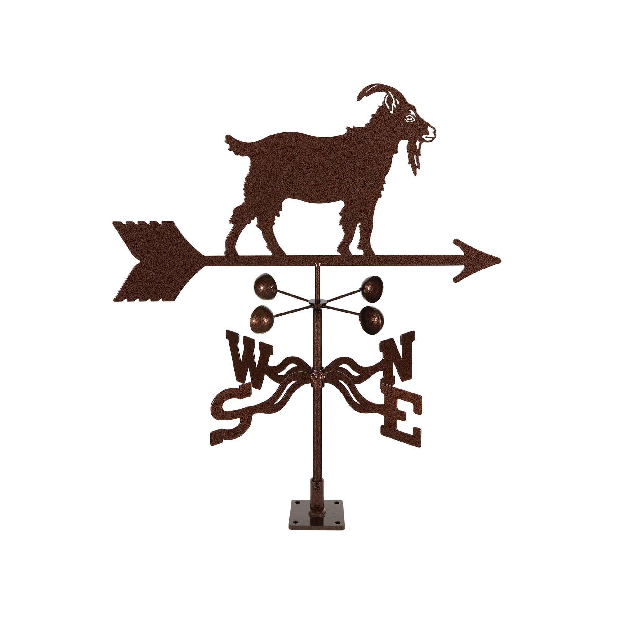 Goat Weathervane Deck Mount
