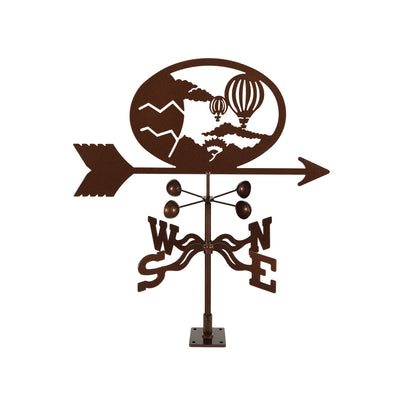 Hot Air Balloons Weathervane Deck Mount