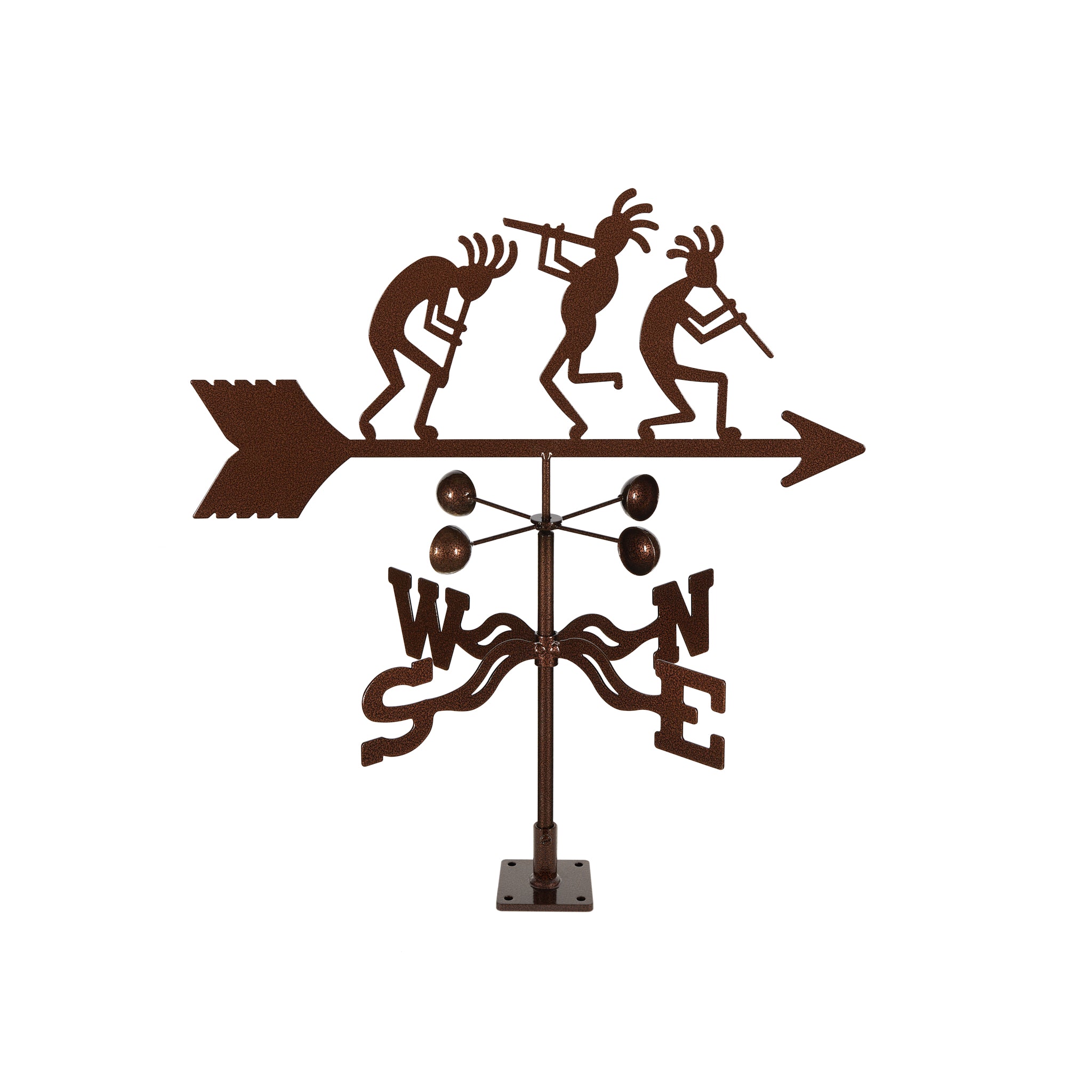 Kokopelli Weathervane Deck Mount