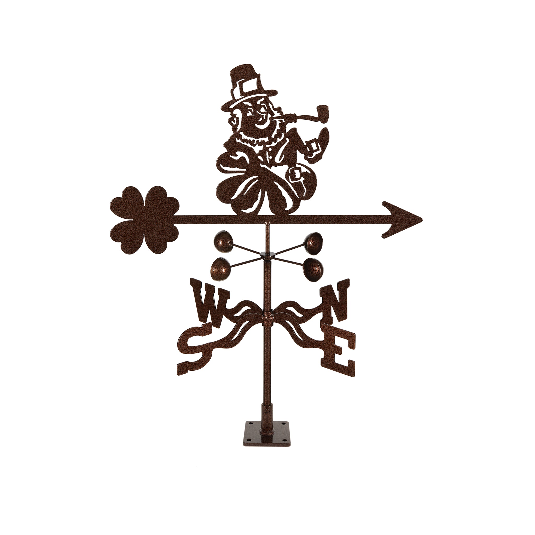 Leprechaun Weathervane Deck Mount