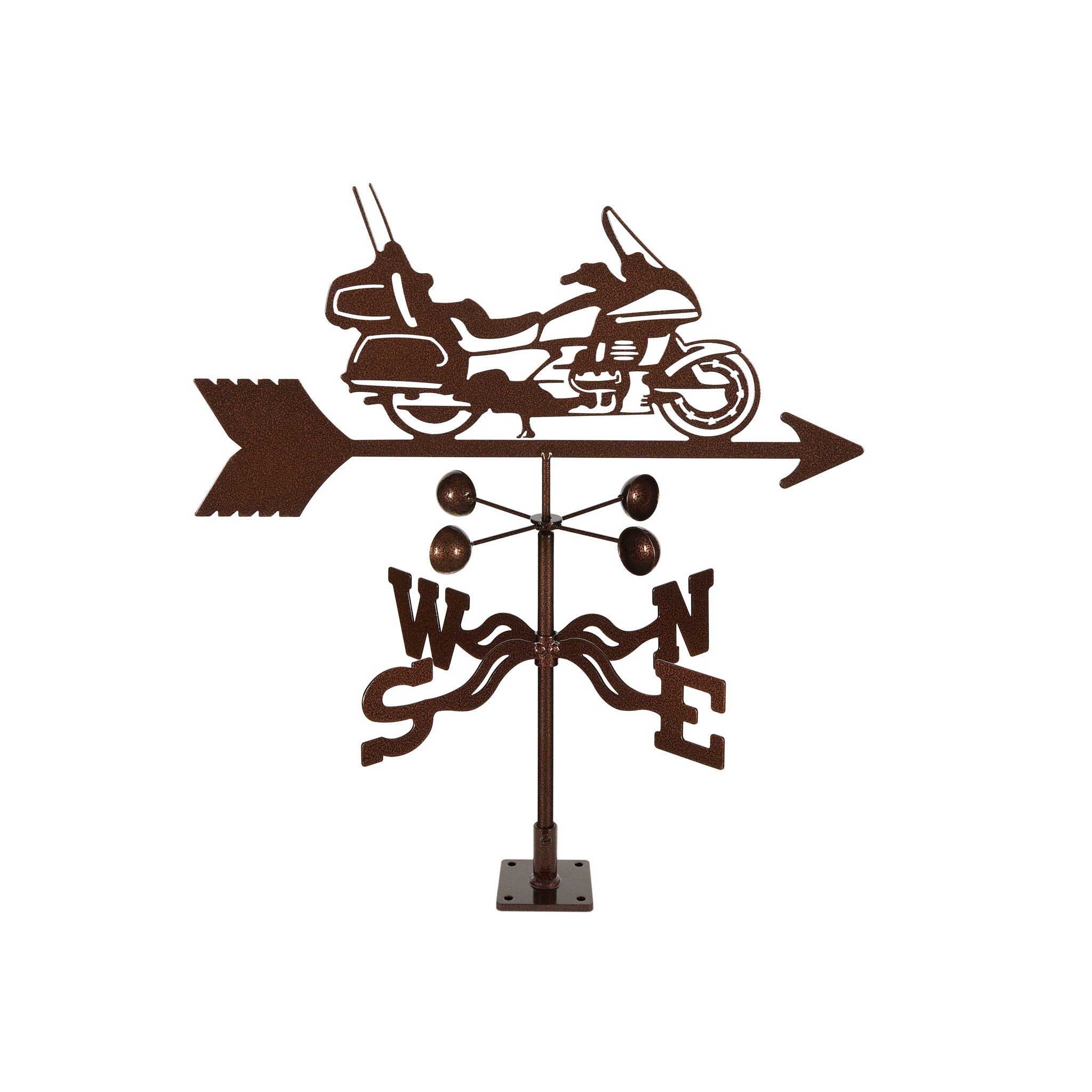 Touring Motorcycle Weathervane Deck Mount