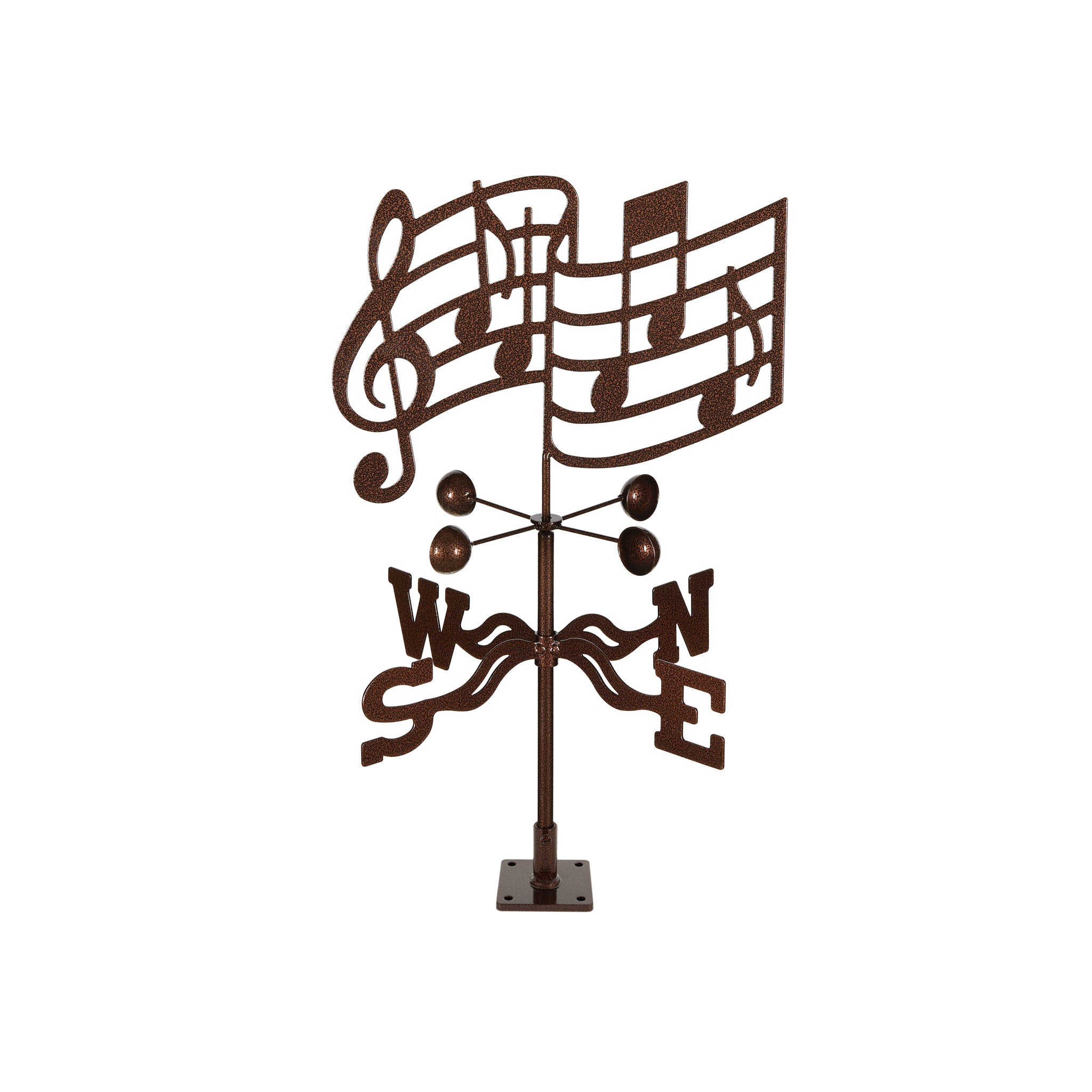 Musical Notes Weathervane Deck Mount