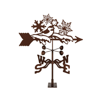 Snowflakes Weathervane Deck Mount