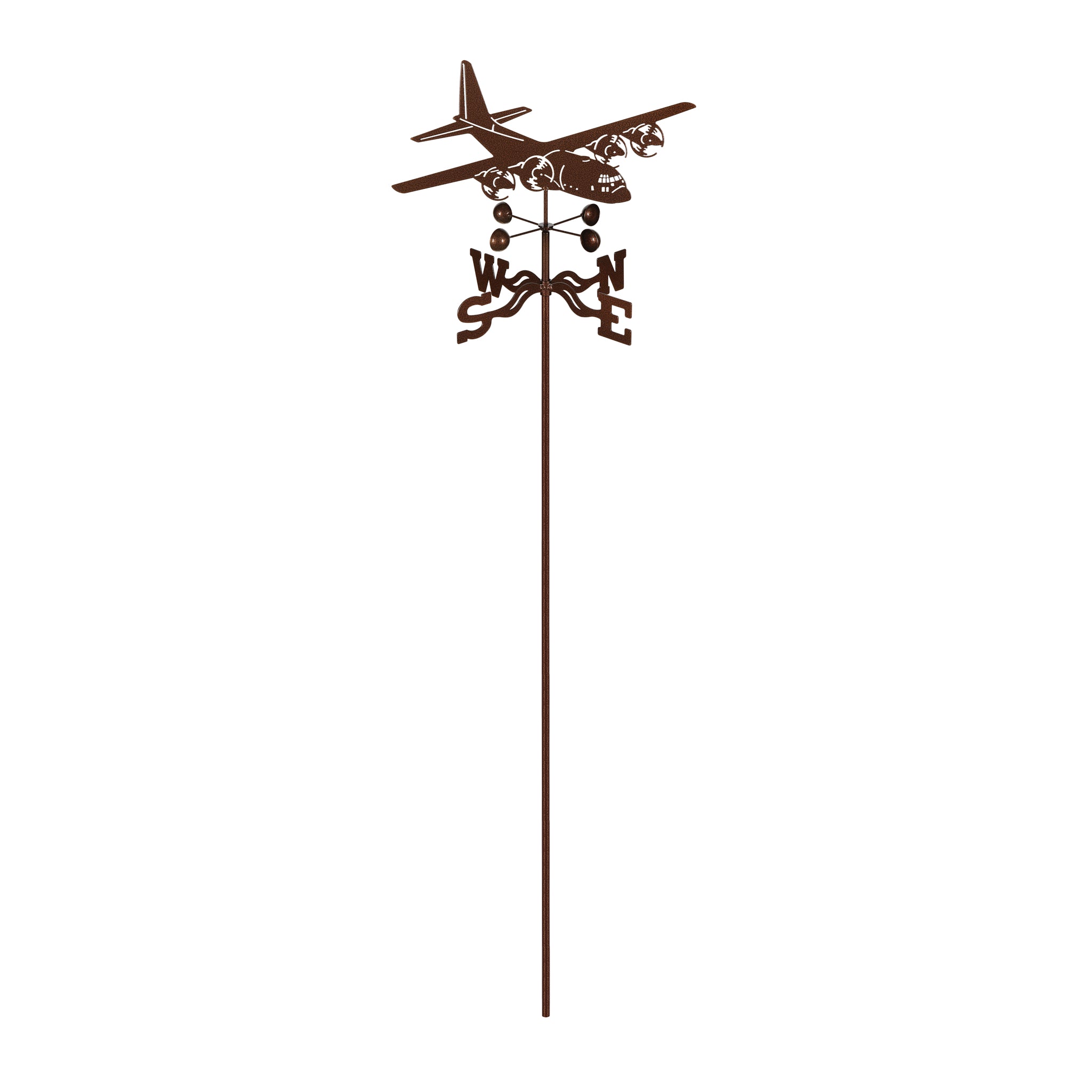 C-130 Airplane Weathervane Garden Mount