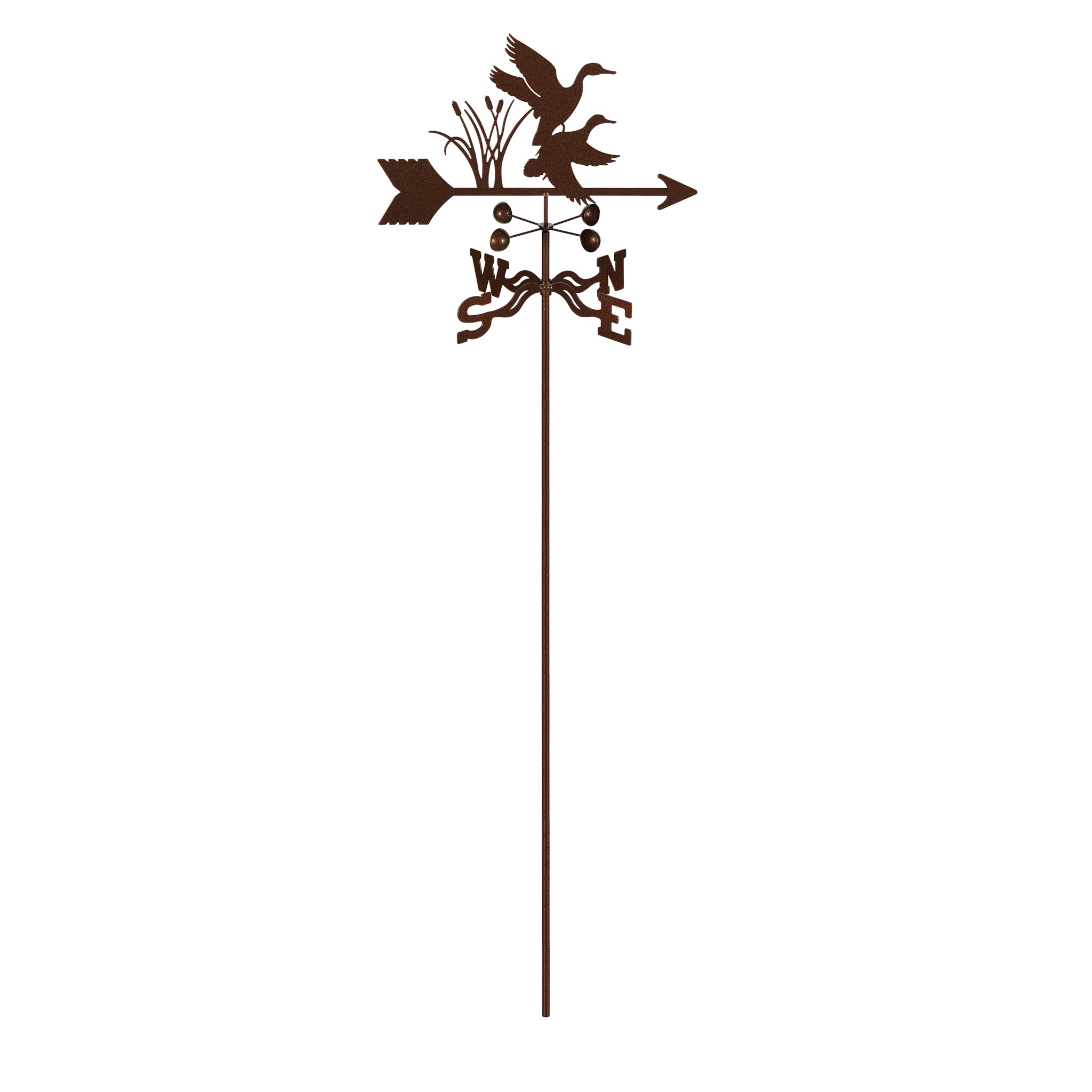 Ducks-Mallards Weathervane Garden Mount
