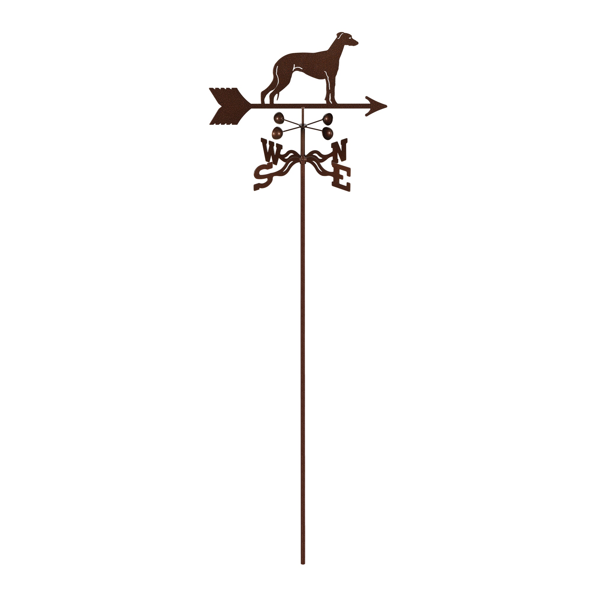 Greyhound Weathervane Garden Mount