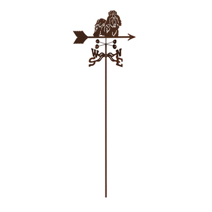 Shih Tzu Weathervane Garden Mount