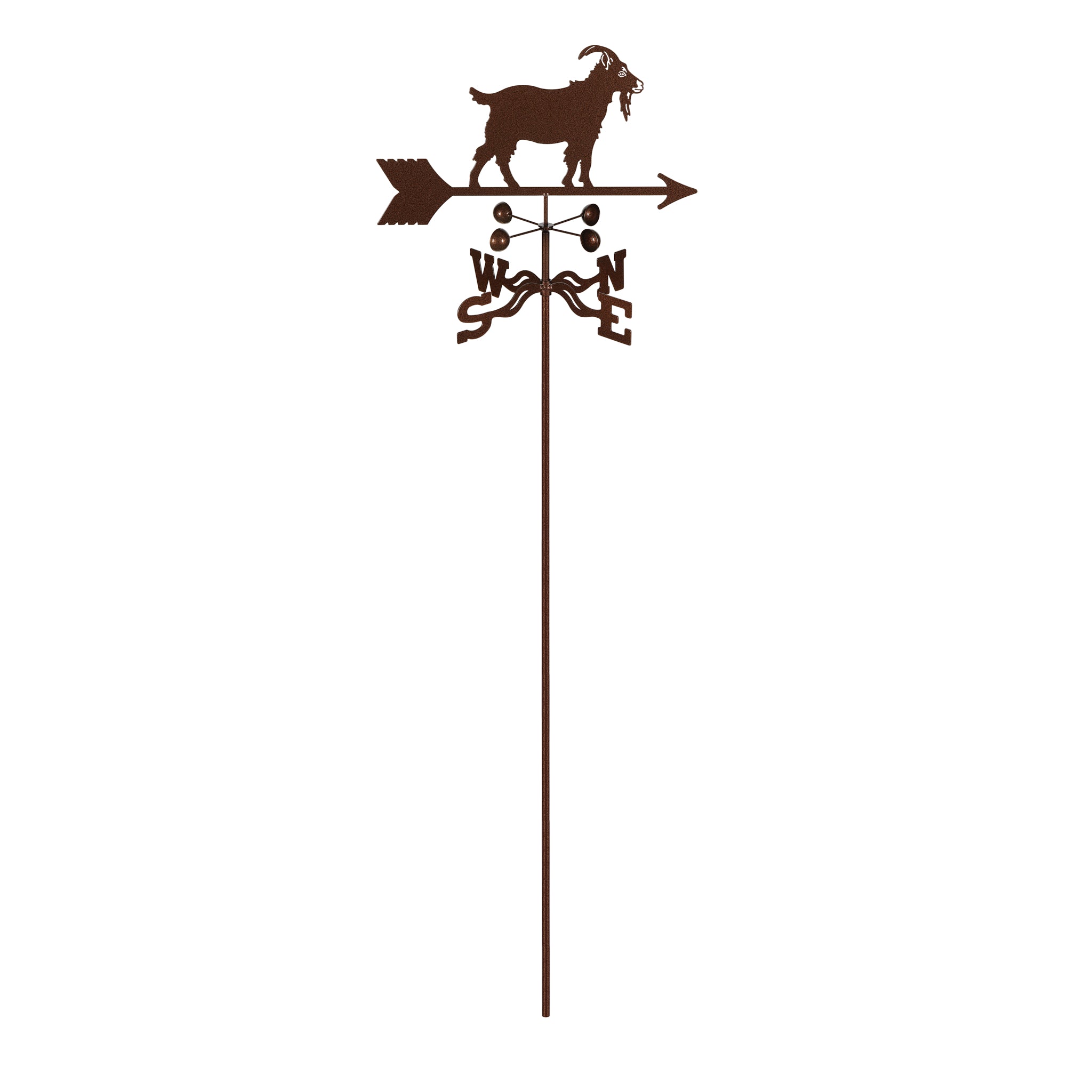 Goat Weathervane Garden Mount