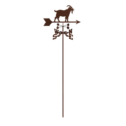 Goat Weathervane Garden Mount