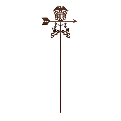 Navy Weathervane Garden Mount