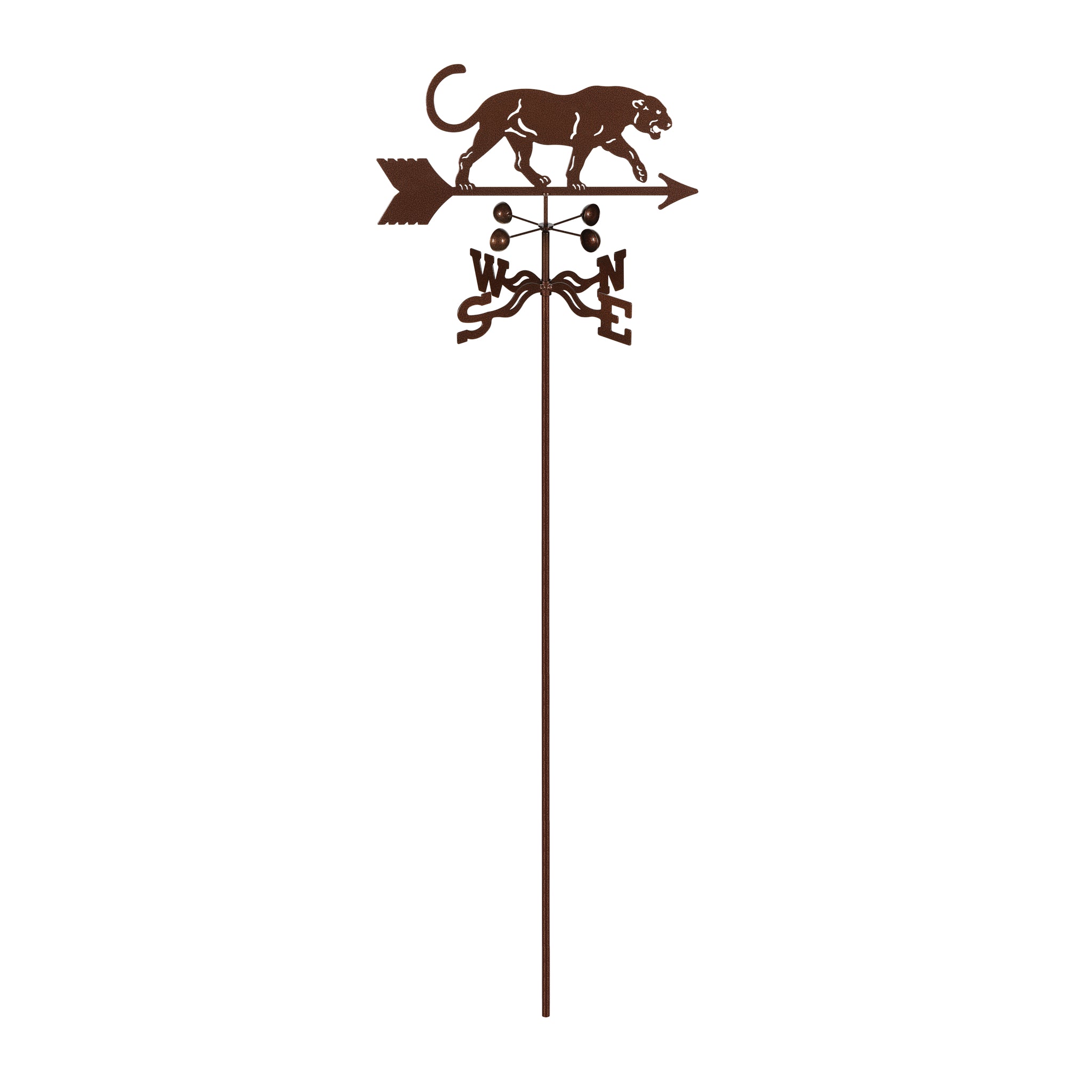 Panther Weathervane Garden Mount