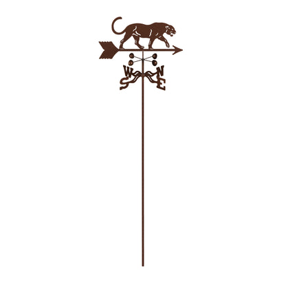 Panther Weathervane Garden Mount