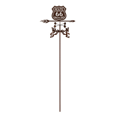 Route 66 Weathervane Garden Mount