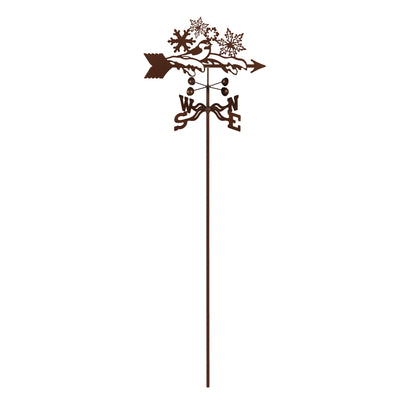 Snowflakes Weathervane Garden Mount