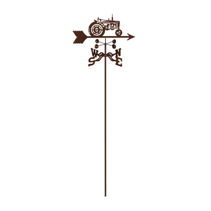 Farmall Tractor Weathervane Garden Mount