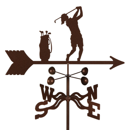 Female Golfer Weathervane