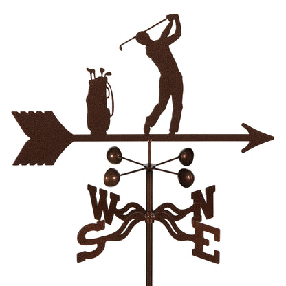 Male Golfer Weathervane