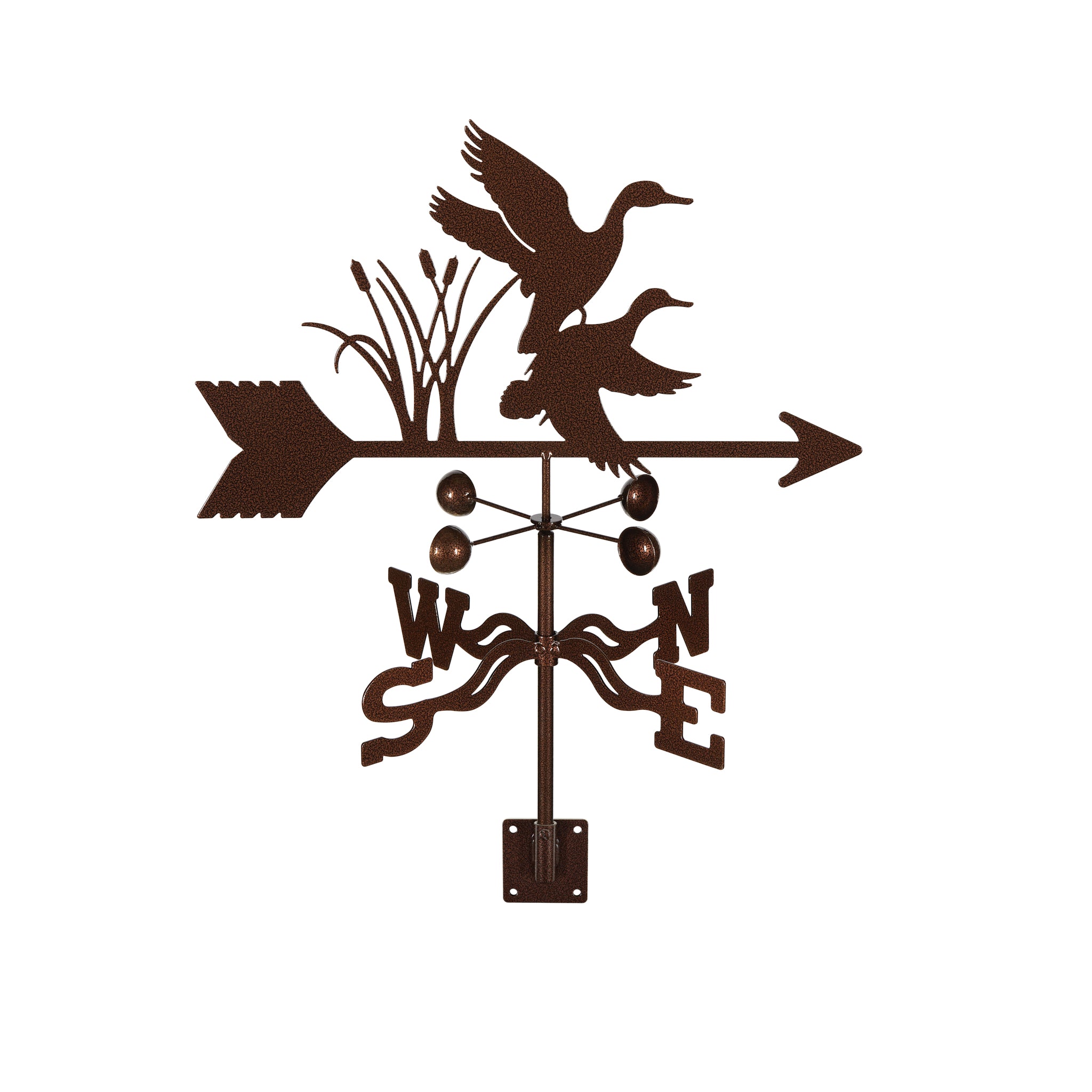 Ducks-Mallards Weathervane Post Mount