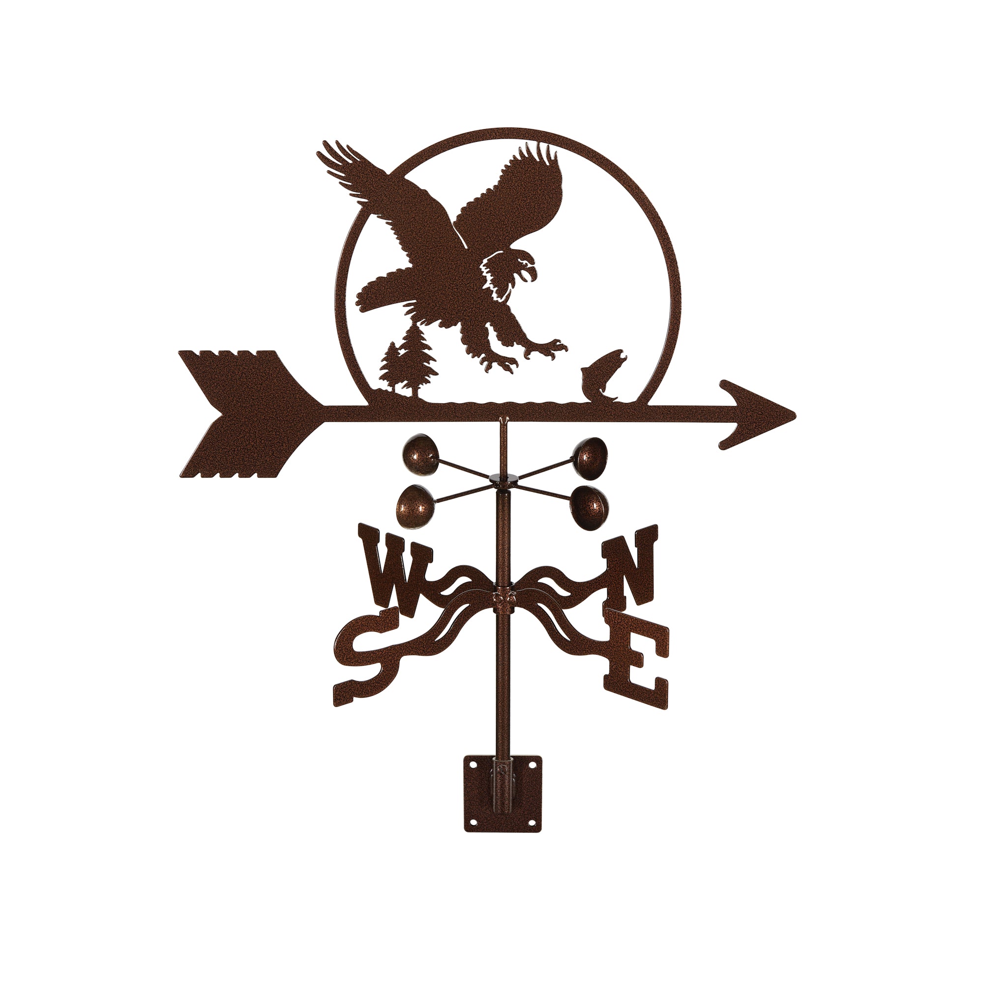 Eagle Weathervane Post Mount