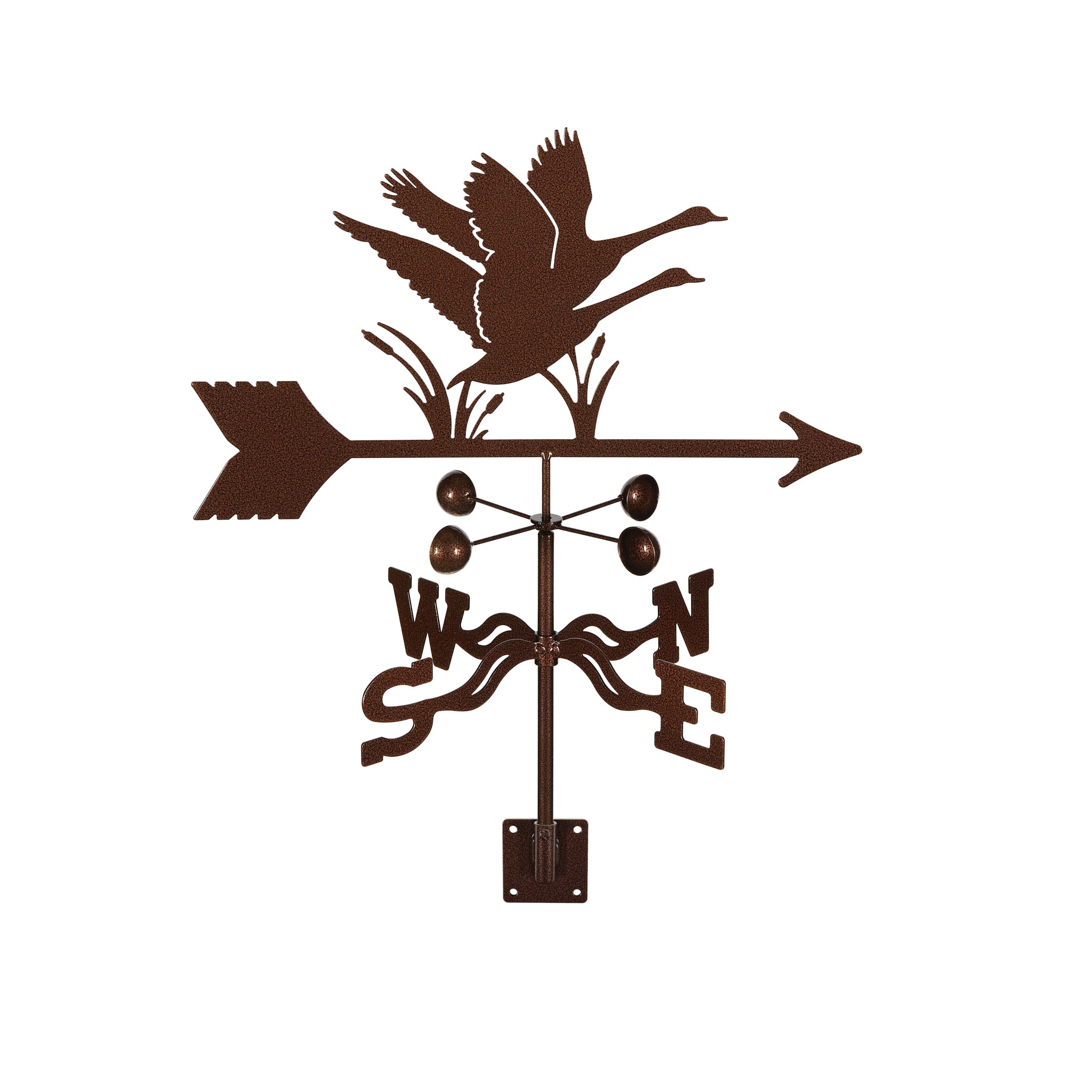 Geese Weathervane Post Mount