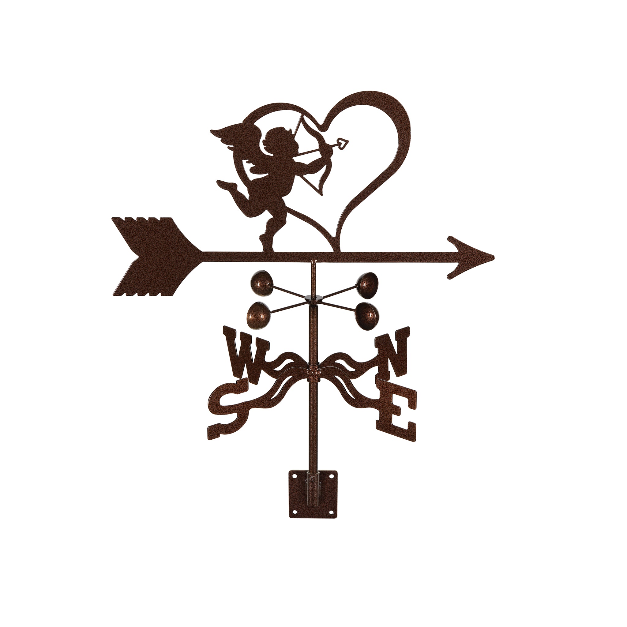 Cupid Weathervane Post Mount