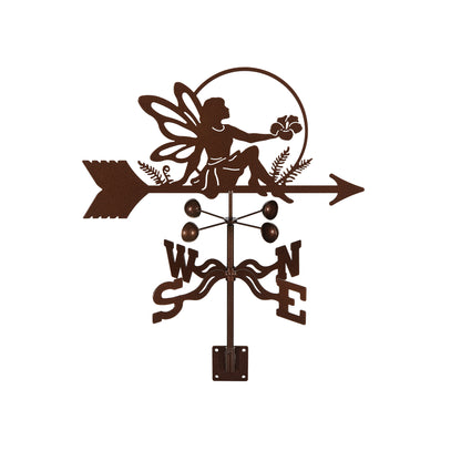 Garden Fairy Weathervane Post Mount