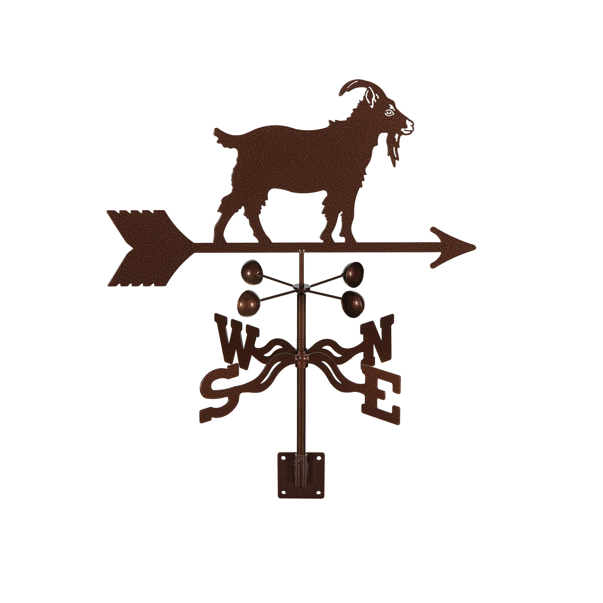 Goat Weathervane Post Mount