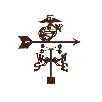 Marines Weathervane Post Mount