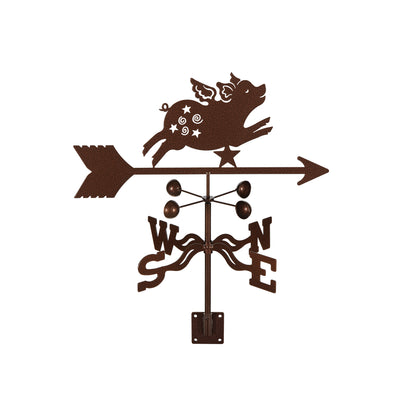 Flying Pig Weathervane Post Mount